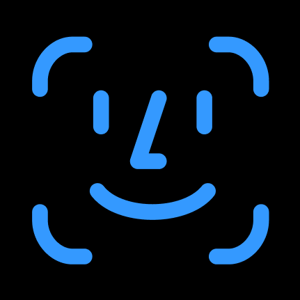 Face recognition animation